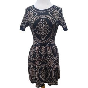Romeo & Juliet Couture sweater geometric dress women's small